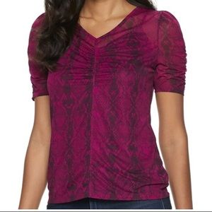 Apt. 9 ruched front top.